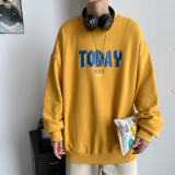 点击6.8%版权已下秋冬男士圆领卫衣学生印花上衣打底衫WY101P28，男装卫衣，电商B220