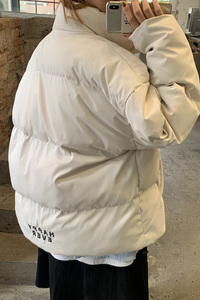 ！中性风冬季加厚立领棉衣男女同款潮流保暖棉服外套Y222P115图片