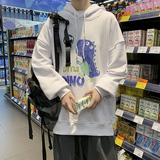 版权已注册！点击7%早秋男士连帽卫衣港风宽松大码WY302P38控58，男装卫衣，电商B220