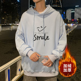 ！秋冬加绒加厚保暖连帽卫衣男学生外套WY232薄P38加绒P48，男装卫衣，电商B220