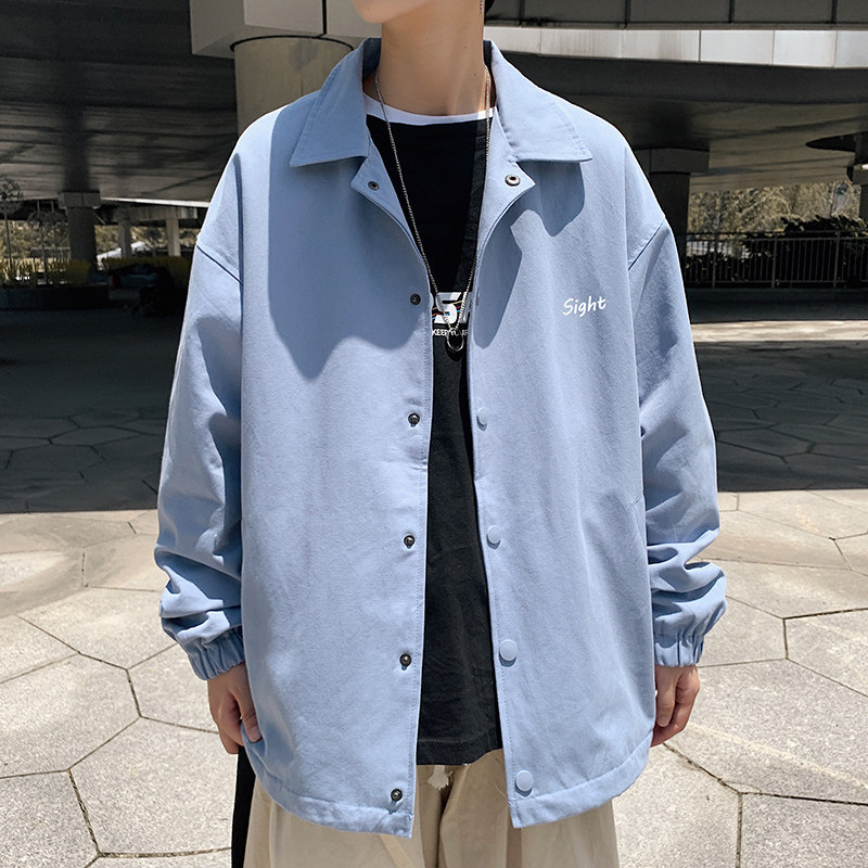 2023秋季男士夹克外套港风潮流宽松秋衣青少年学生上衣JK105P45,男装夹克,电商B220