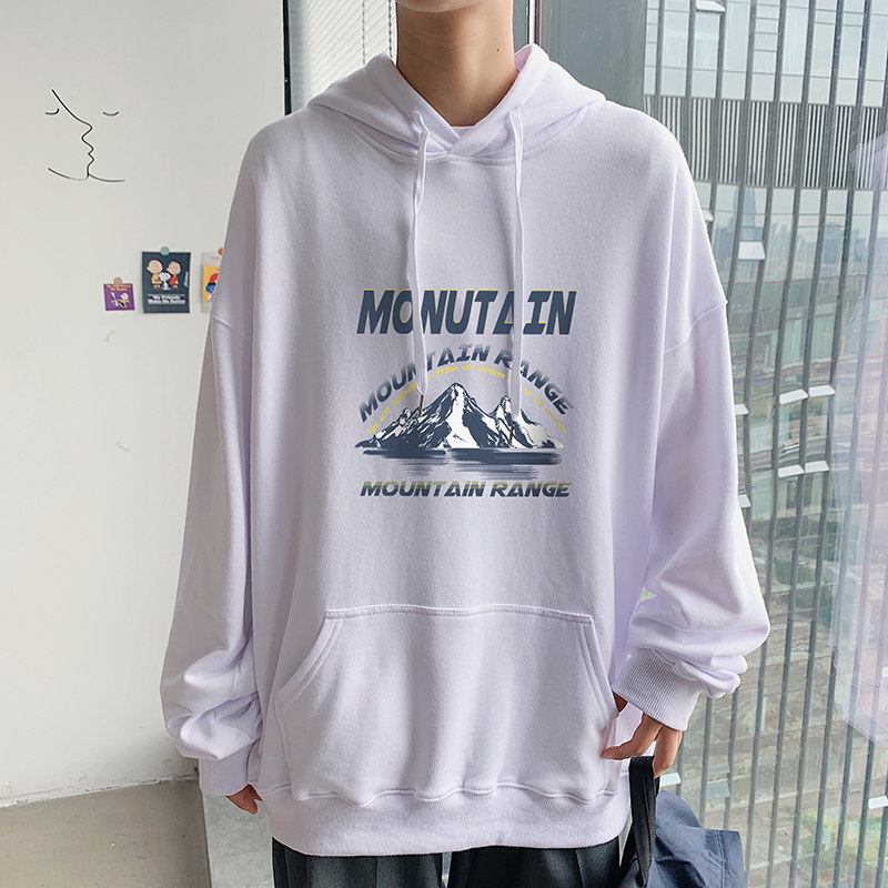 ！春秋季学生百搭连帽卫衣男春装外套WY209薄款P38加绒P48,男装卫衣,电商B220