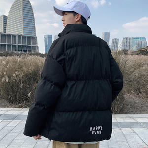 ！冬季加厚立领棉衣男简约百搭保暖棉服潮牌外套Y222P115图片