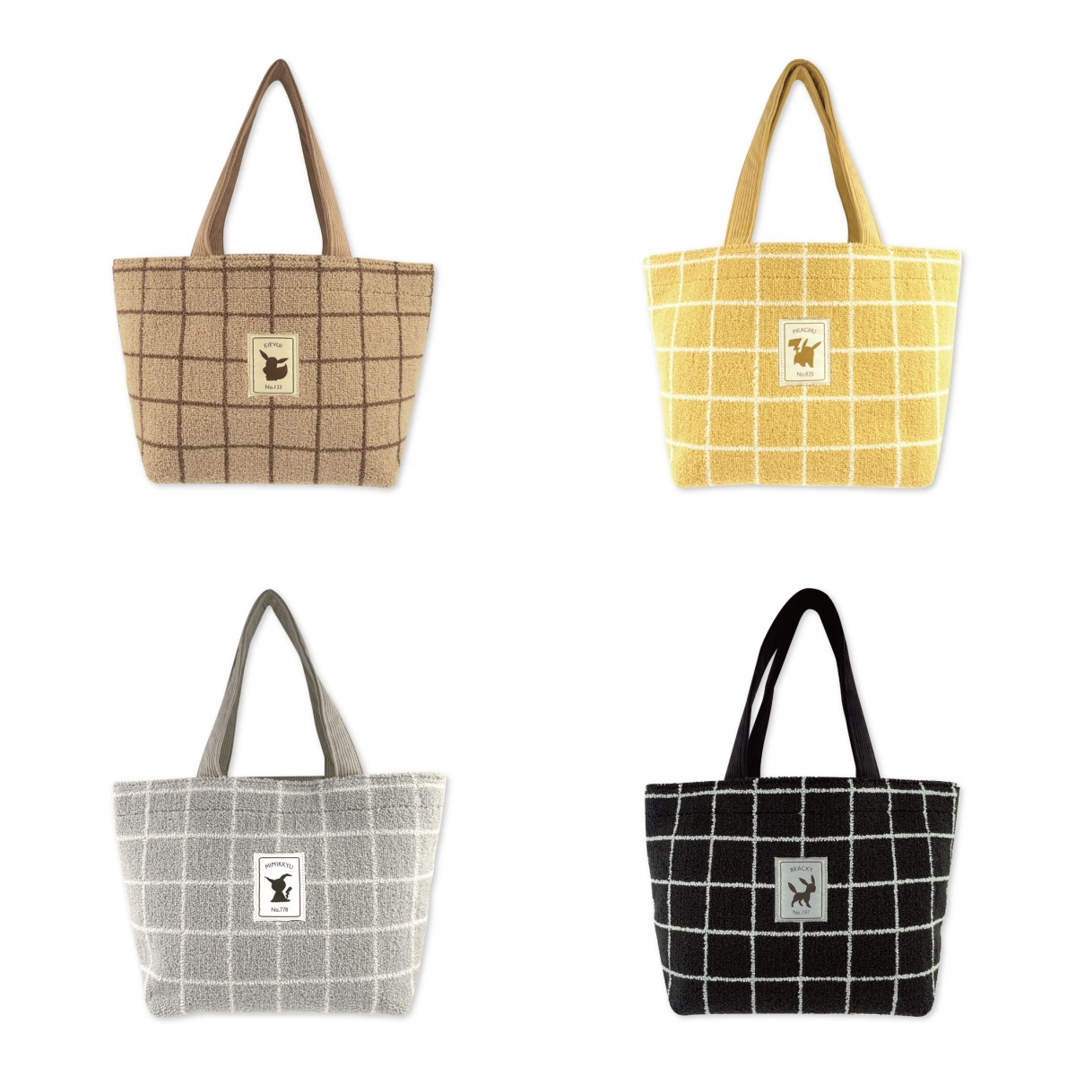 口袋妖怪 伊布 皮卡丘 月亮伊布 谜拟丘 毛茸茸 迷你托特包单肩包