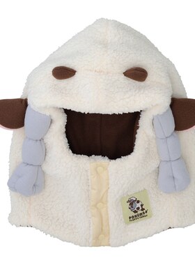 预售 精灵宝可梦 Pokémon Fluffy Family 秋冬 毛辫羊 儿童 帽子