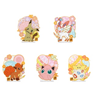 口袋妖怪 谜拟丘 仙子伊布 六尾 胖丁 波克比 手机装饰贴纸