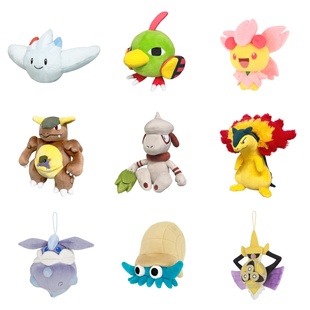 三英贸易 口袋妖怪 图图犬 波克基斯 火暴兽 菊石兽 毛绒玩偶