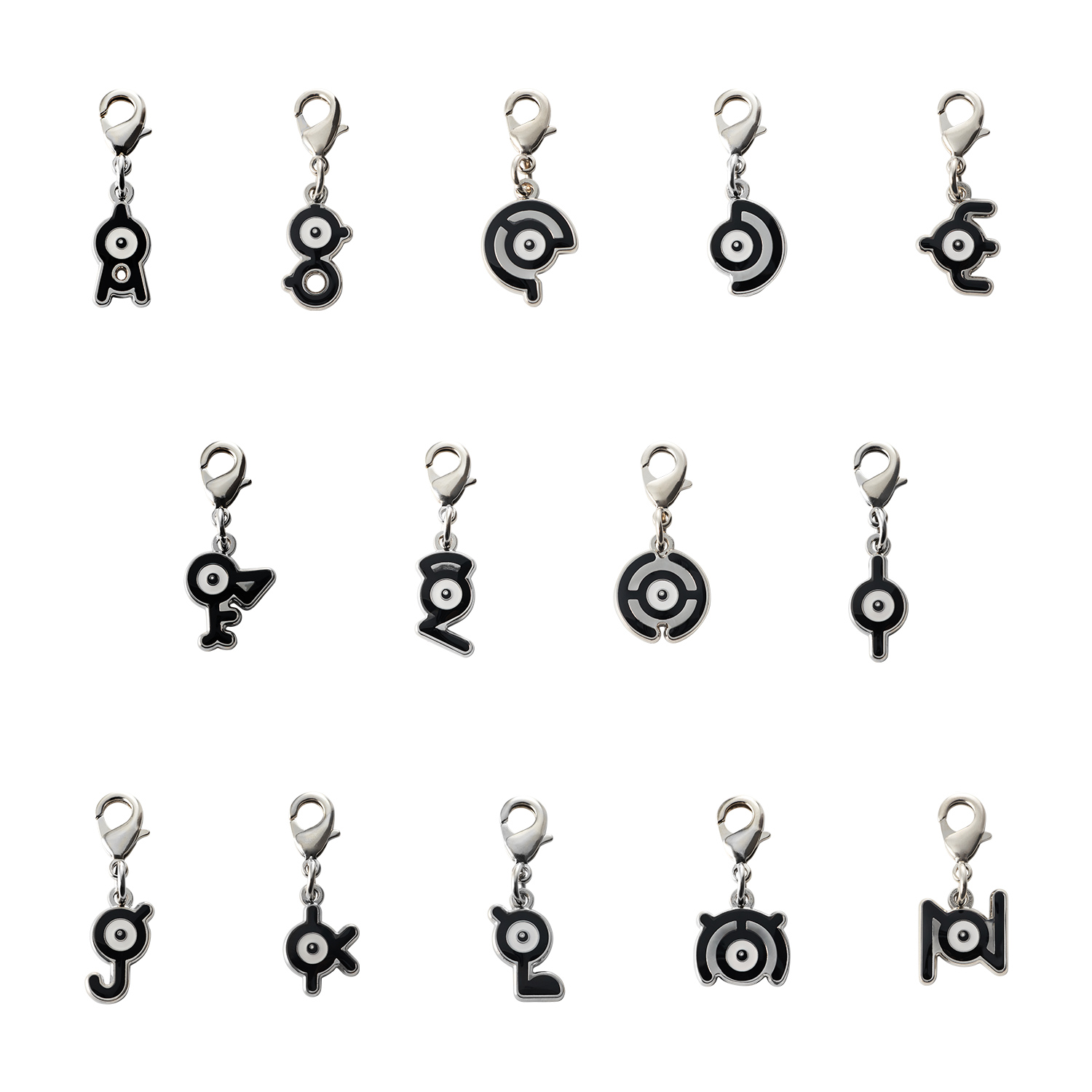 No:201-A~201-N 口袋妖怪PC中心 城都地区 全国图签金属挂件