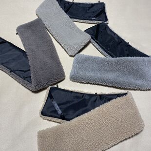 衣服毛领冬单卖羽绒领子牛仔衣毛领颗粒百K搭翻领假领子通用型新