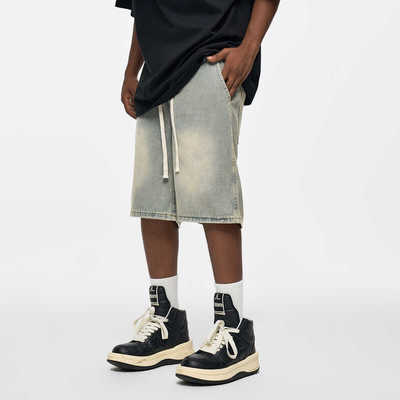 YORAINBOW街头宽松牛仔短裤夏季