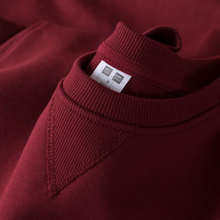 清仓460g重磅纯色套头连帽卫衣抓绒加厚毛圈布宽松情侣装 上衣 帽衫