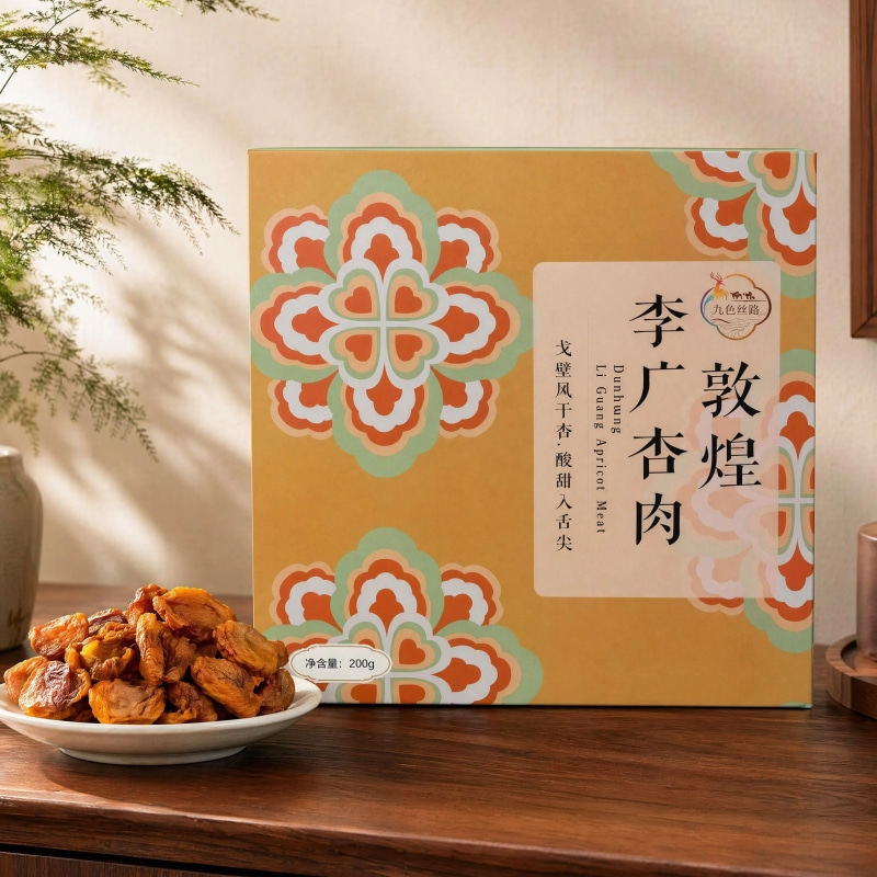 敦煌特产九色丝遇李广杏肉无核干