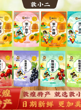 甘肃敦煌特产敦小二杏皮茶杏脯