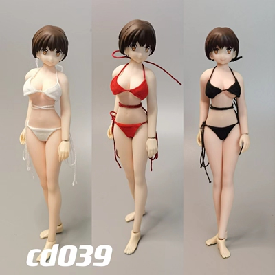 cdtoys 1/12 CD039潮流性感豹纹比基尼 适合包胶女兵人素体 现货