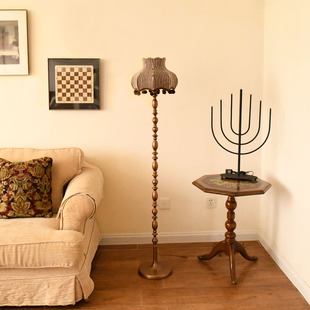 【千层心】中古布艺落地灯 文艺怀旧 法式复古 意式极简 个性空间