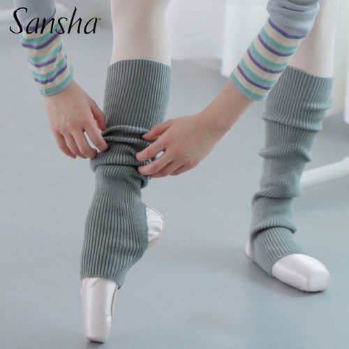 三沙毛护腿芭蕾舞蹈练功护腿袜毛线秋冬保暖习惯运动袜套踩脚女