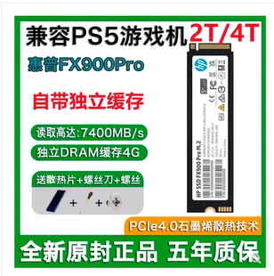 笔记本 2280 PS5 PRO NVME M.2 惠普 固态硬盘 电脑 FX900