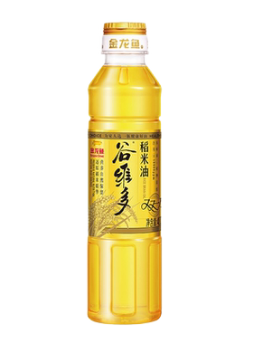 金龙鱼谷维多双一万稻米油400ml宿舍家用瓶装食用油组合