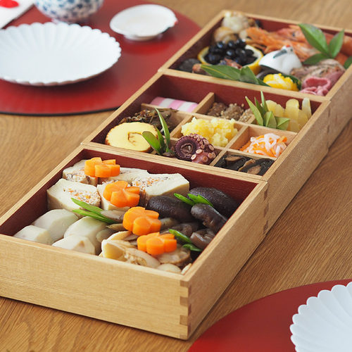 松屋漆器店越前实木日式传统餐盒