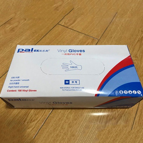 透明乳胶橡胶厨房塑料工作手套