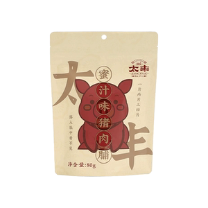 太丰食品脆脆猪肉脯熟食肉类蜜汁脆皮薄脆猪肉脯干办公室解馋零食