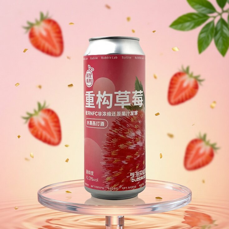 气泡实验室！重构草莓/重构奇异果/初云/绿里奇迹/果雨精酿啤酒