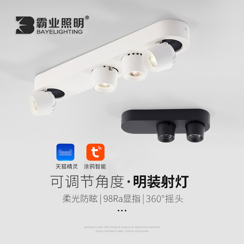 明装射灯涂鸦Zigbee全光谱中性光