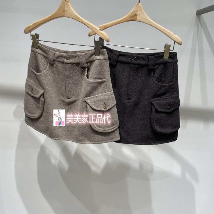 JN/江南国内专柜正品25冬装短款腰裙 5PAD10400-1195