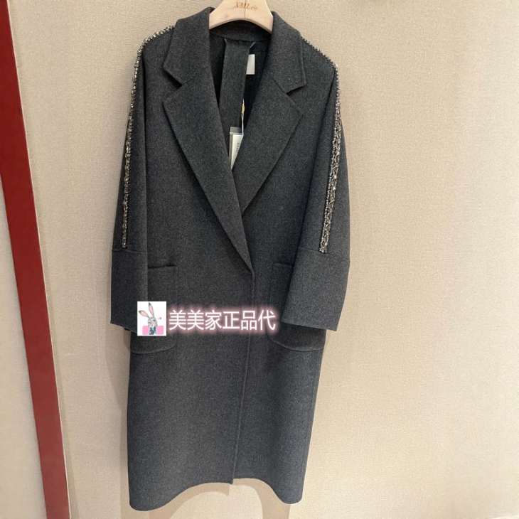 香港艾米尔XMLEE2025秋冬新款 羊绒大衣 X544D7075-13990
