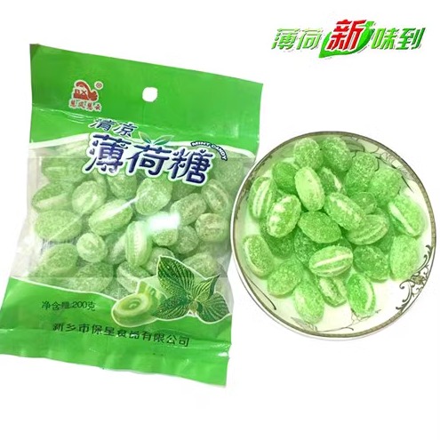 好吃的薄荷糖清凉水果糖硬糖老式袋装润喉糖小糖果80后怀旧糖果润