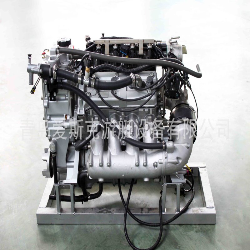 100马力汽油喷泵卧机，卡丁船摩托艇喷泵船卧机1050cc