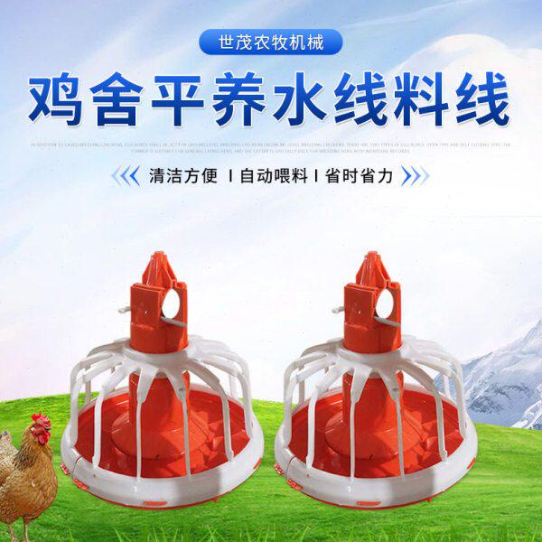养鸡场平养链式料线自动肉鸡养殖料线线自动化鸡鸭用料线水线