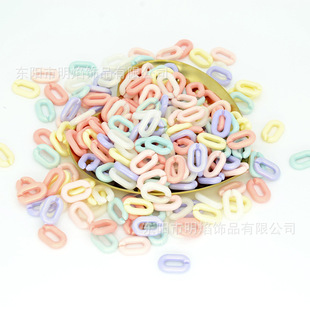 亚克力彩色链条散珠DIY幻彩色混合风格 用于珠宝制作 大珠子套装