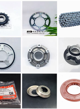 DR XCR TR300-3/5APLUS小飞牙盘螺母RK征和油封链条原厂大小链轮