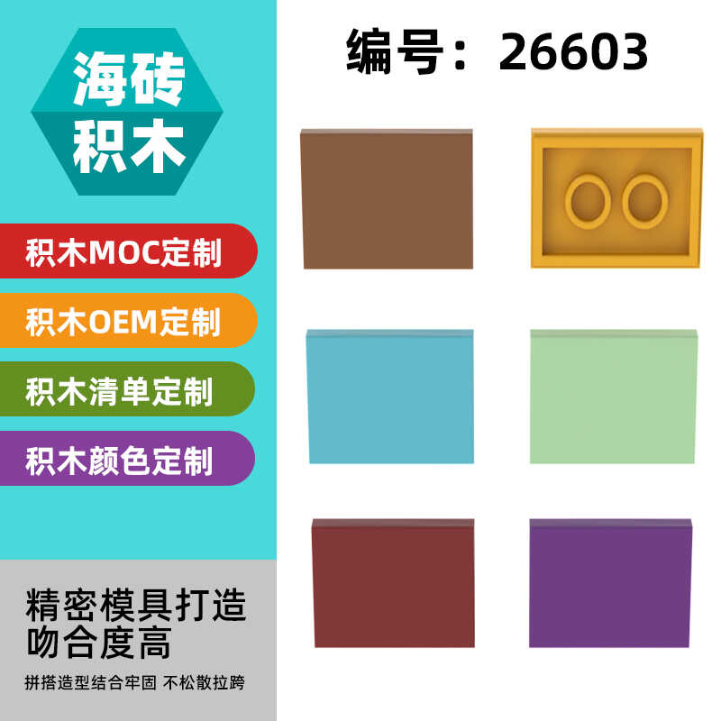 50G光面板2X3小颗粒科教零配散件
