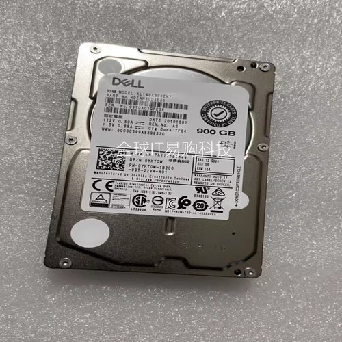 全新 DELL AL14SXB90ENY 900G 15K SAS 0YKT0W YKT0W 2.5 硬盘