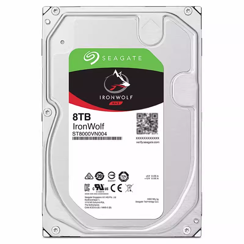 全新 ST8000VN004 0022 酷狼 8T 网络存储硬盘 SATA 3.5 8TB NAS