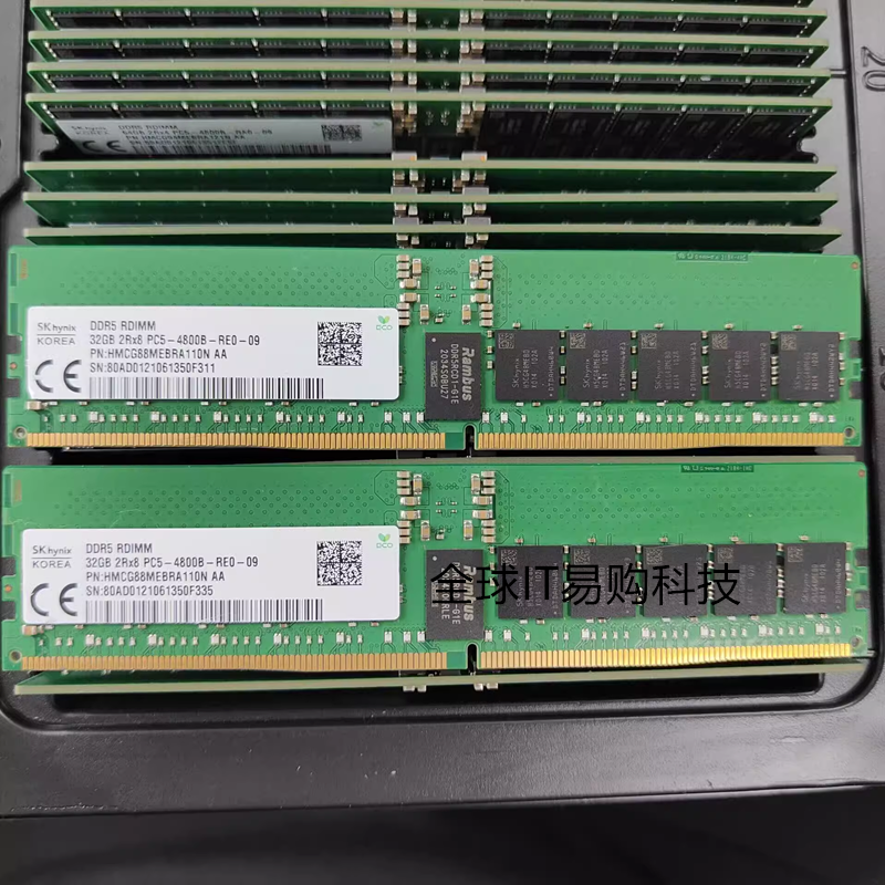 SK海力士32G 4800 ECC REG DDR5 RDIMM服务器内存HMCG88MEBRA110N