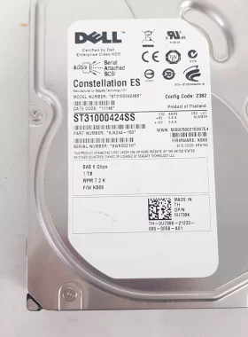 戴尔/DELL/ST31000424SS 1TB 7.2K 0U738K 6Gb SAS服务器硬盘