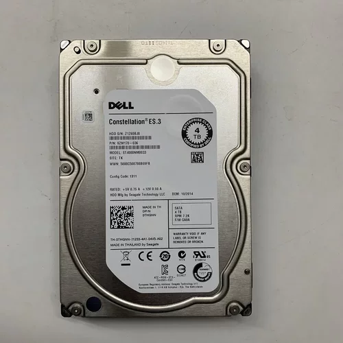 原装DELL ST4000NM0033 09PR63 4T SATA 7.2K 0THGNN 服务器硬盘