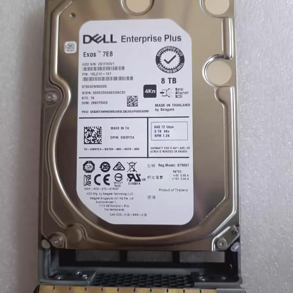 DELL戴尔 SC9000 SCv2020 SCv2080 0W6YC4 8T SAS 3.5 SC康贝硬盘