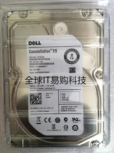 DELL ST2000NM0011 0835R9 9YZ168-036 2T SATA 3.5寸 企业级硬盘