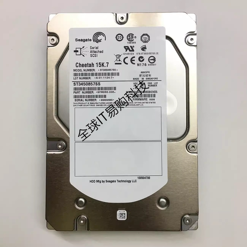 浪潮 曙光 希捷 ST3450857SS 450G SAS 15K 3.5 服务器硬盘
