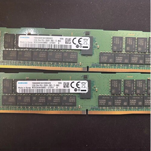 三星 M393A4K40CB2-CVFBY 服务器内存条 32G DDR4 PC4 2933Y REG