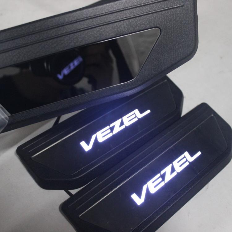适用于 本田HRV  HR-V XRV VEZEL 缤智 带灯LED迎宾踏板 门坎条
