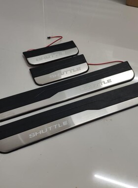 适用于 本田SHUTTLE 迎宾踏板 LED带灯不锈钢原厂款式门槛条 ABS