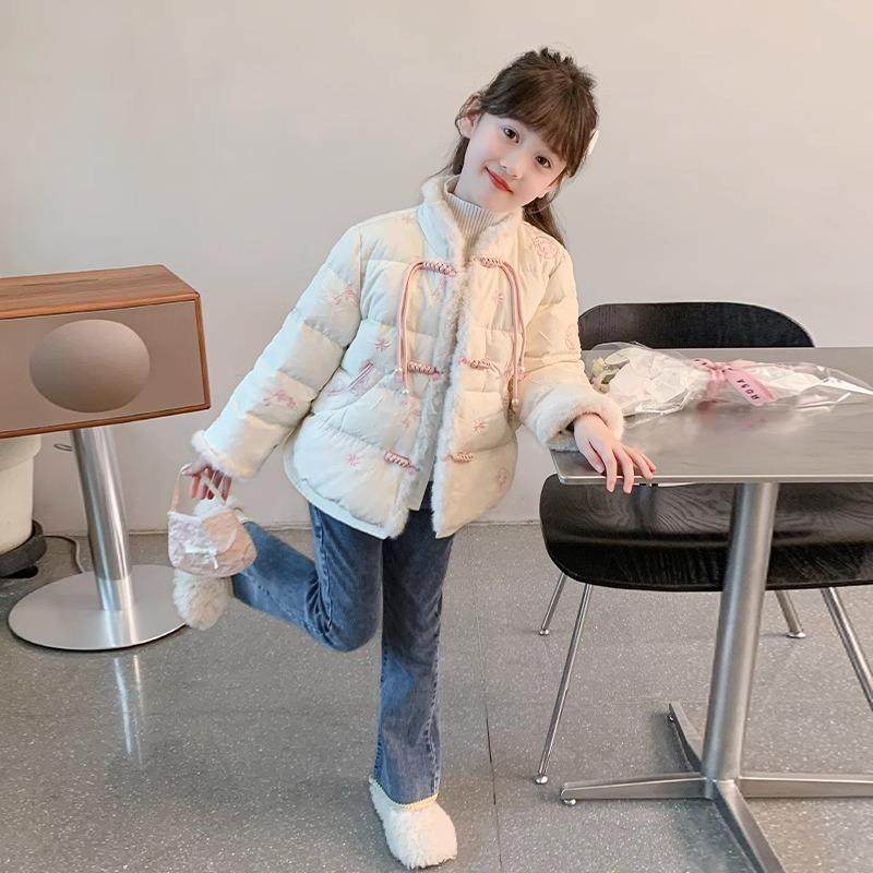 女童棉服冬装2024新款儿童国风中式加厚羽绒棉衣女孩冬季棉袄外套,童装/婴儿装/亲子装,棉袄/棉服,淘宝优惠券,粉丝福利购,淘宝优惠卷