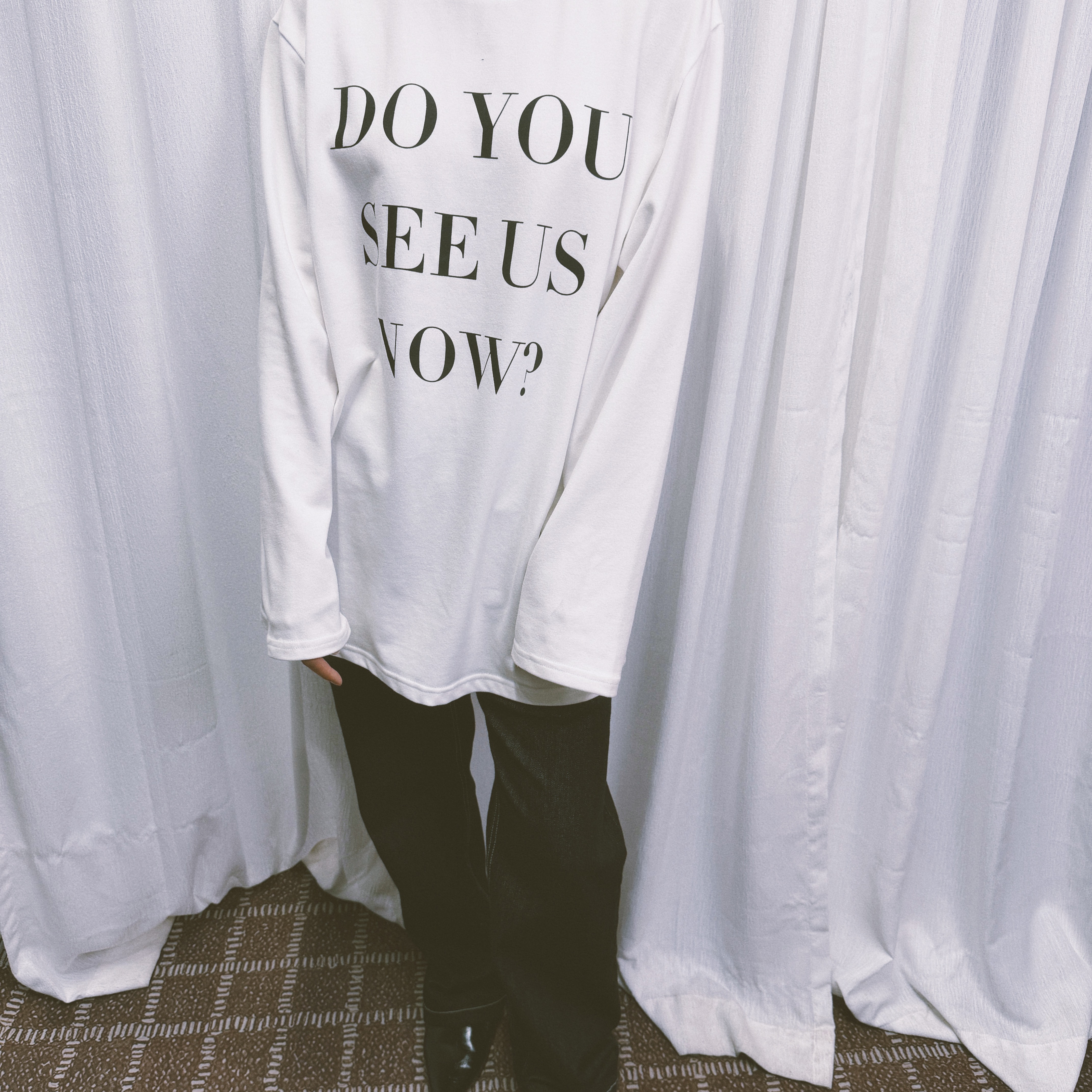 慵懒风字母长袖T恤宽松百搭