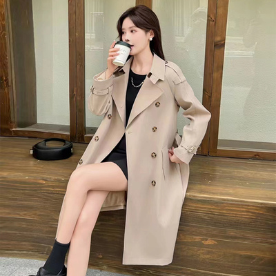 2024秋新款双排扣风衣