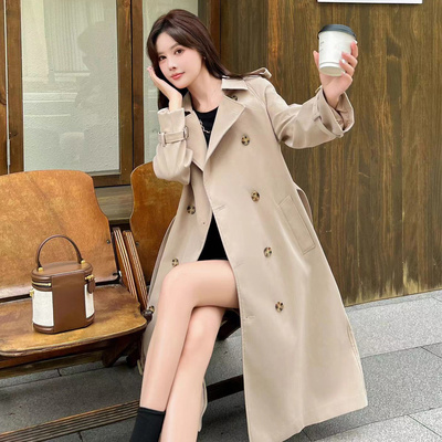 2024新款中长款小个子风衣